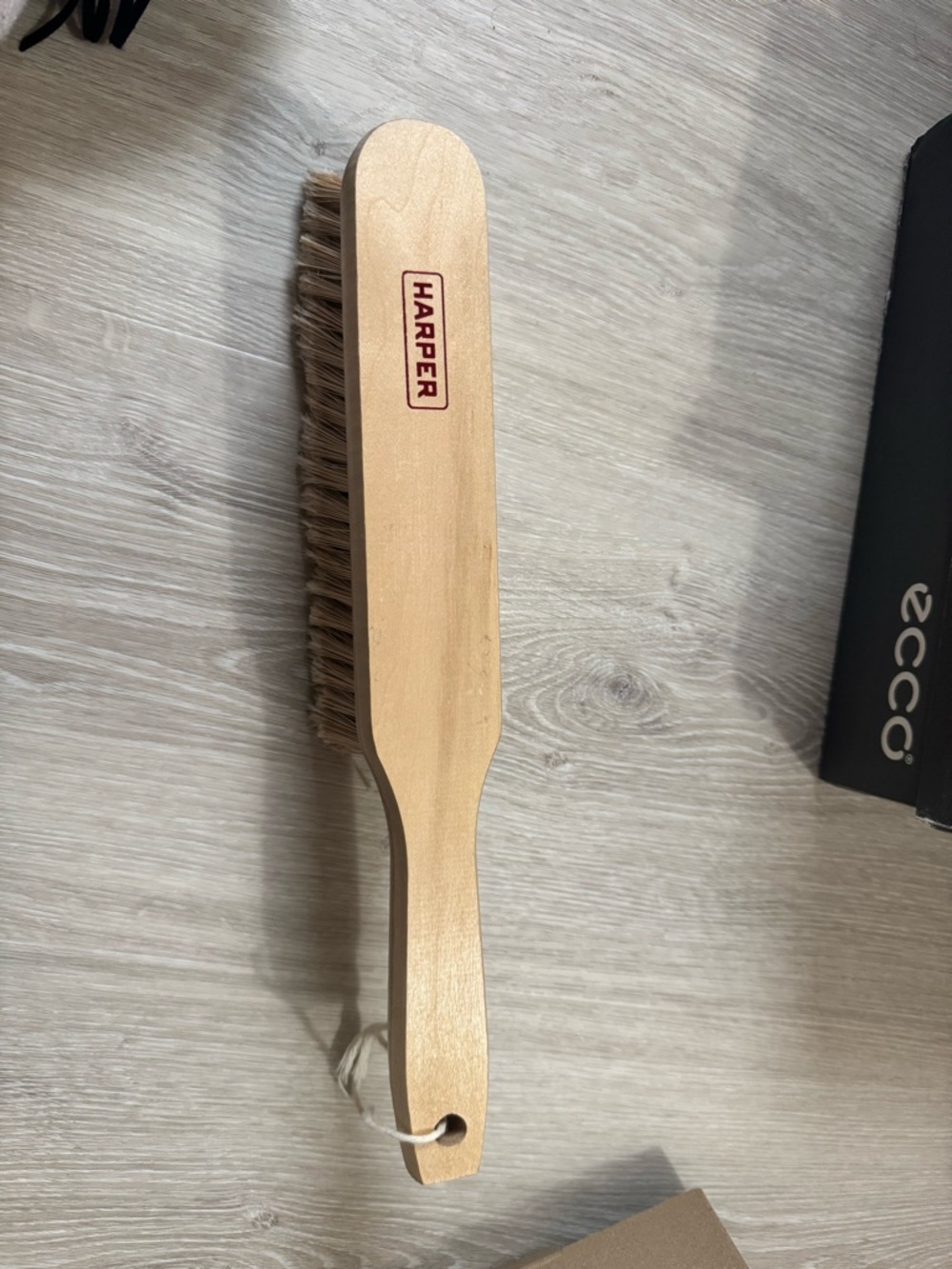 Harper Light Wood Beard Brush with Natural Bristles